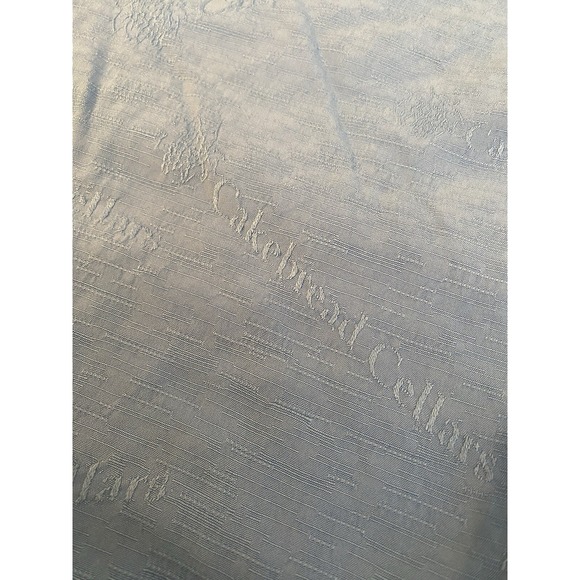 Eagle Dry Goods Co Blue Size L 100% Silk Button Up Shirt Logo on Shirt #208 - Picture 8 of 8